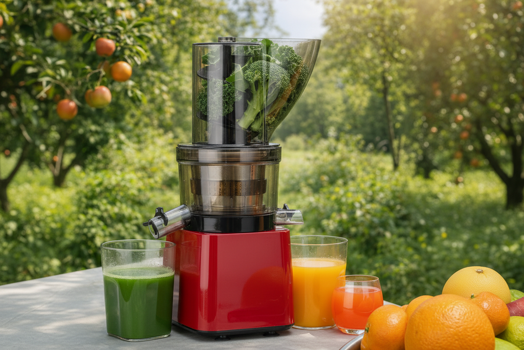 CarmineCrush slow juicer